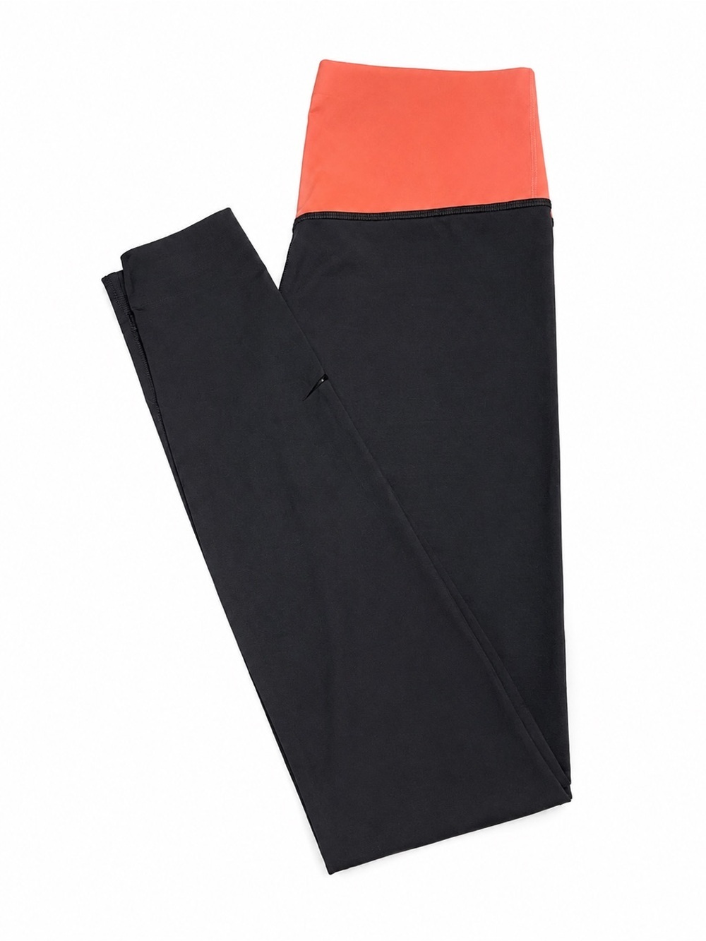 Nike Black Leggings with Coral Waistband Sz XS